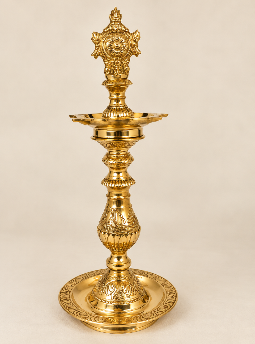 Brass Chakra Lamp