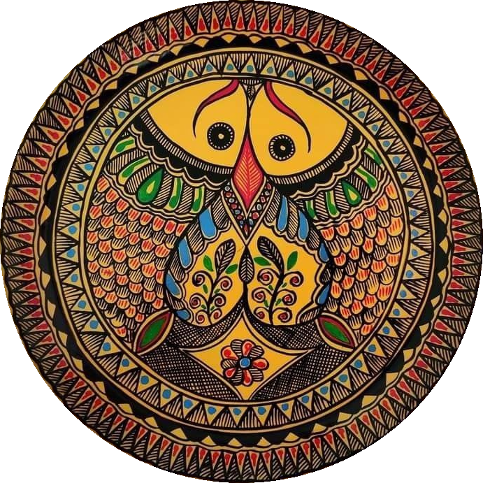 Madhubani Owl